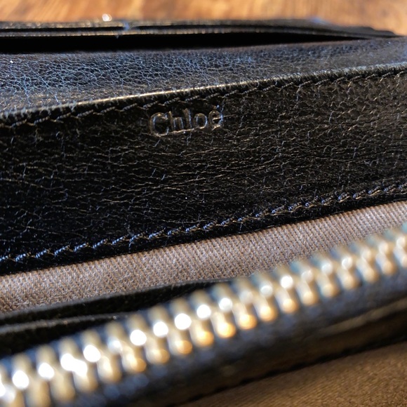 Authentic Chloe Canvas and Leather Long Wallet - Picture 13 of 16